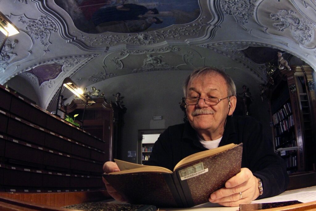 Karel Šíp v Národní knihovně v Klementinu - Tajemství rodu Karla Šípa